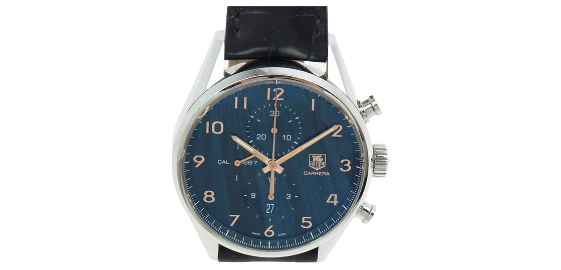 タグホイヤー CAR2014-4 カレラ キャリバー1887 クロノグラフ 自動巻き 黒文字盤 オートマ 時計 買取実績