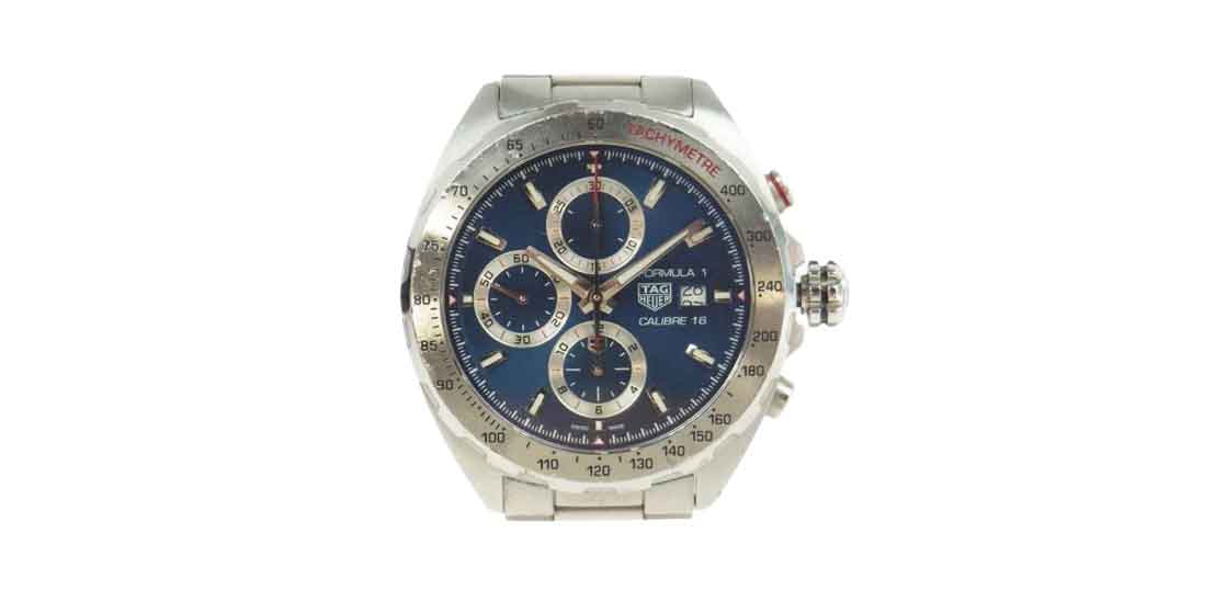 タグホイヤー CAZ2015-0 フォーミュラ1 キャリバー16 SS クロノグラフ 青文字盤 オートマチック 腕時計 買取実績