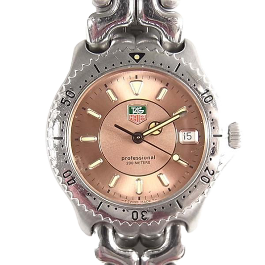 タグホイヤー セル WG121D ピンク文字盤 リスト 時計 買取実績 画像