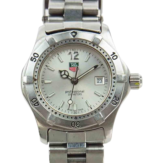 タグホイヤー WK1312-0 UB9600 プロフェッショナル 200 SS QZ クォーツ シルバー文字盤 時計 買取実績 画像