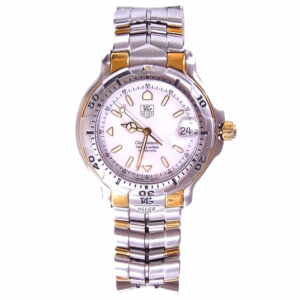 TAGHEUER プロフェッショナル クォーツ シルバー文字盤 WK1312-0 タグホイヤー WK1312-0 UB9600 プロフェッショナル 200 SS QZ クォーツ
