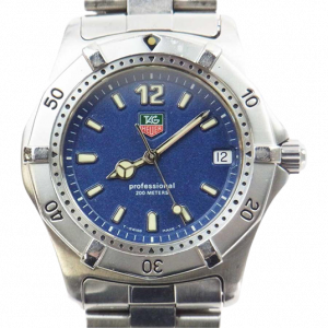 タグホイヤー WK1113 EB6929 ダイバー 200m SS QZ クォーツ 青文字盤 腕時計 ウォッチ 買取実績