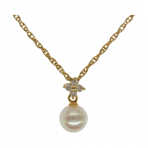 タサキ K18YG パール ダイヤ ネックレス 買取実績