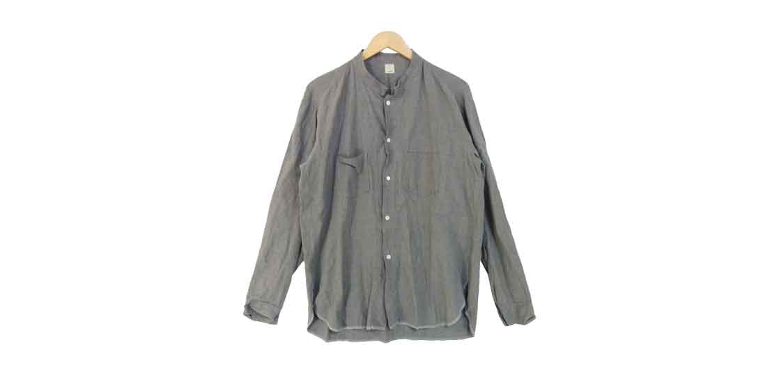 タタミゼ マオカラー リネンシャツ 買取実績