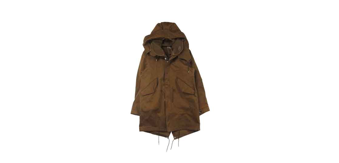TEN-C TC-J0103 GARMENT DYED KNITTED MICRO-FIBRE PARKA 買取実績