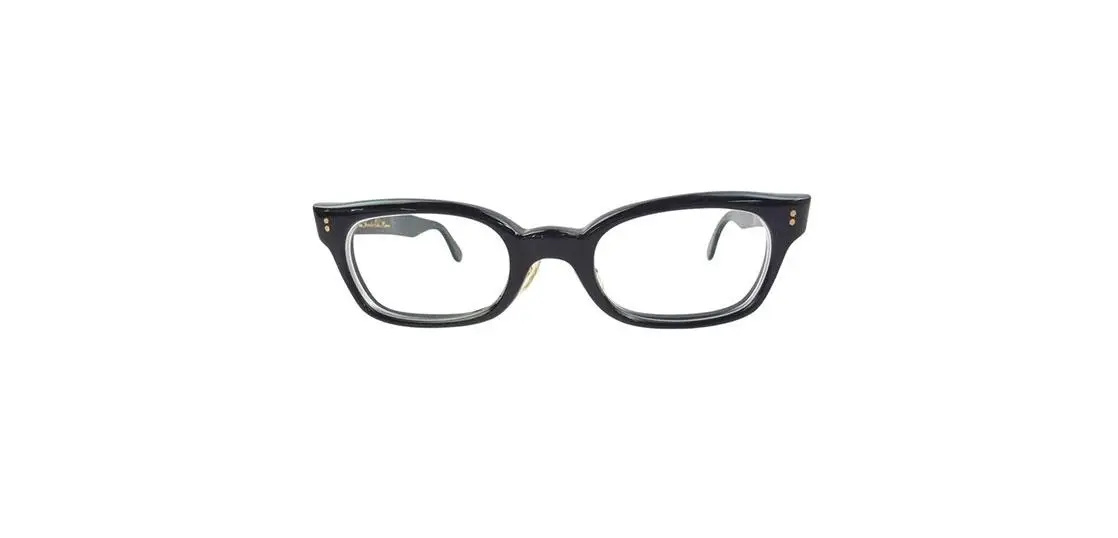 白山眼鏡 × テンダーロイン IN THE WIND メガネ 黒×金 買取実績