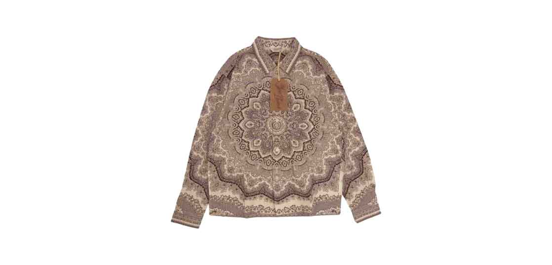 テンダーロイン ペイズリー オープンカラー 長袖 シャツ ブラウン 買取実績