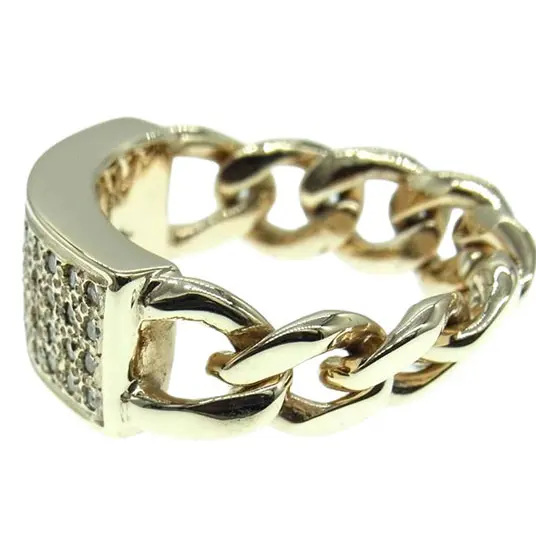 テンダーロイン T-I.D RING GOLD STONE 8K ダイヤモンド リング 買取実績