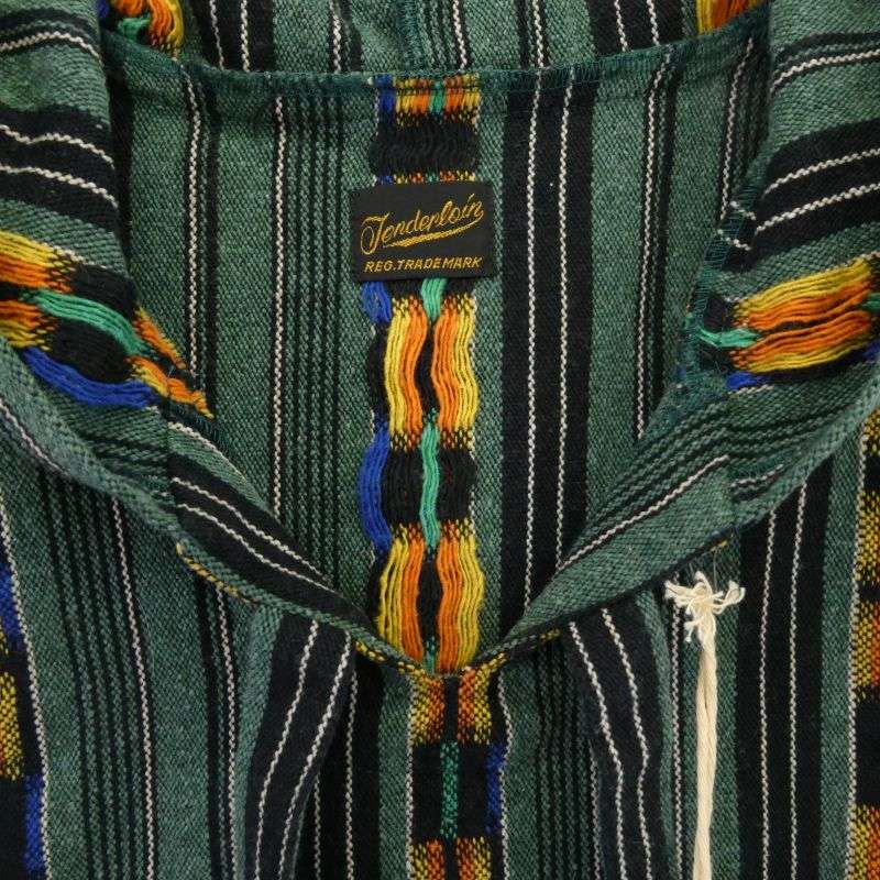 テンダーロイン 15SS T-GTM PARKA グアテマラ柄 プルオーバーパーカー フーディー 買取実績 画像