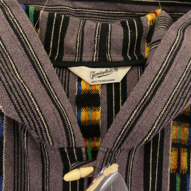 テンダーロイン 15SS T-GTM PARKA グアテマラ柄 トグルボタン パーカー フーディー 買取実績 画像