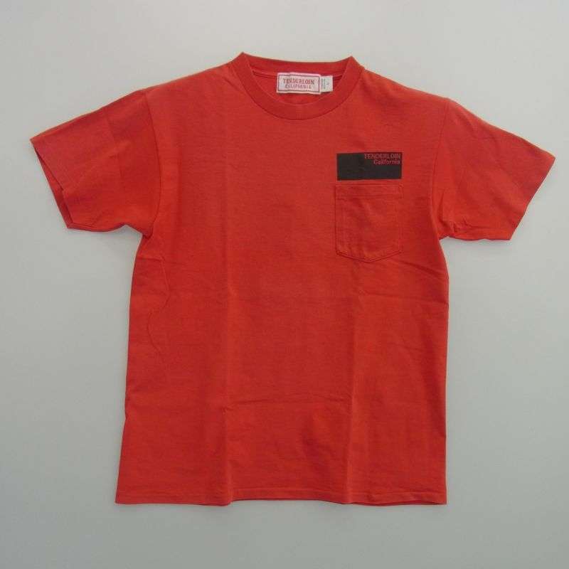 テンダーロイン USA製 初期 バック ボルネオスカル プリント ポケットロゴ 半袖 Tシャツ 買取実績 画像