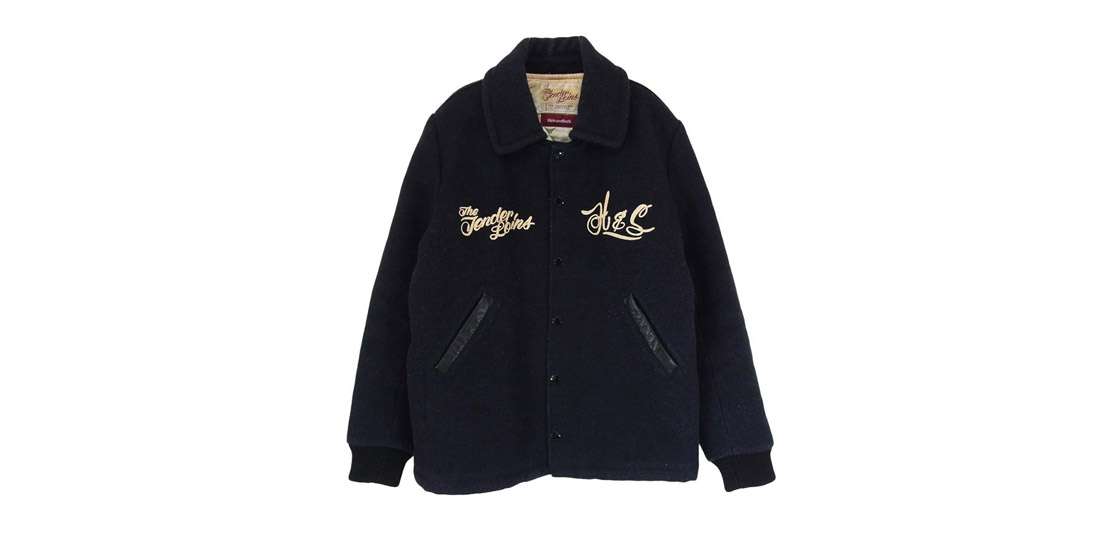 テンダーロイン × HIDE AND SEEK ハイドアンドシーク STJ-11009ロゴ刺繍 ウール スタジャン ブルゾン ジャケット 買取実績