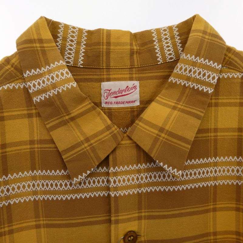 テンダーロイン T-CHECK SHT S/S チェック 半袖 オープンカラーシャツ 買取実績 画像