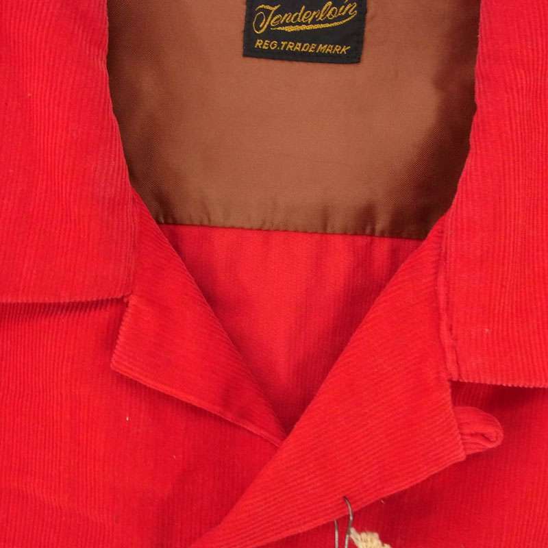 テンダーロイン T-CORDUROY SHT S チェーン刺繍ロゴ ウエスタン コーデュロイ 長袖 オープンカラー シャツ 買取実績 画像