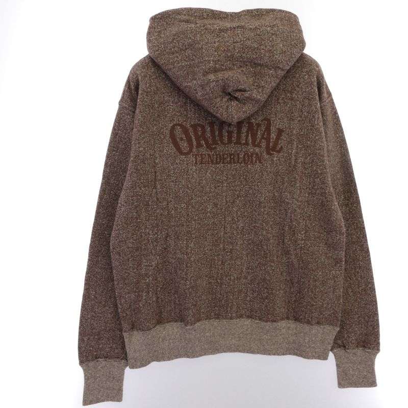 テンダーロイン T-PARKA ロゴ バックプリント 霜降り スウェット パーカー フーディー 買取実績 画像