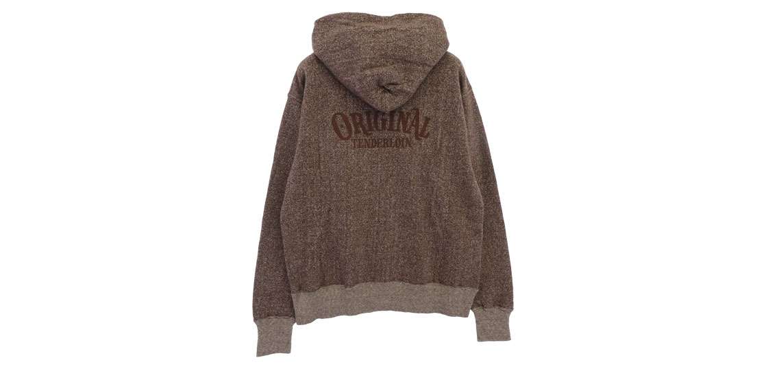 テンダーロイン T-PARKA ロゴ バックプリント 霜降り スウェット パーカー フーディー 買取実績