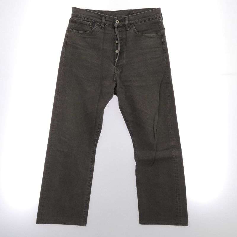 テンダーロイン T-RIDERS セルビッチ シンチバック ボタンフライ ブラック デニム パンツ 買取実績 画像