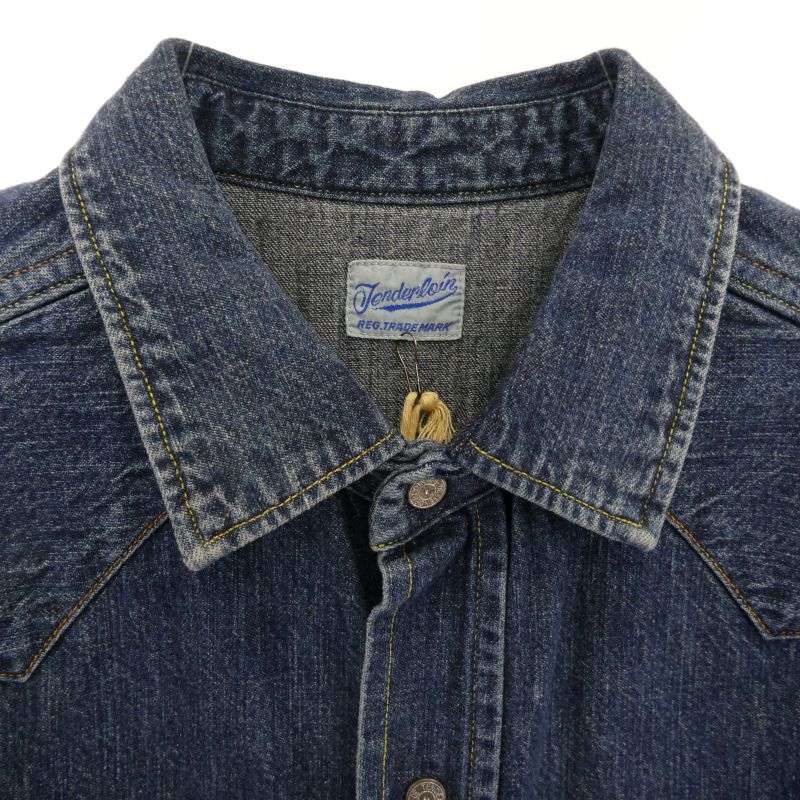 テンダーロイン T-SADDLEMAN DENIM SHT S/S WASH サドルマン 半袖 デニム ウエスタンシャツ 買取実績 画像