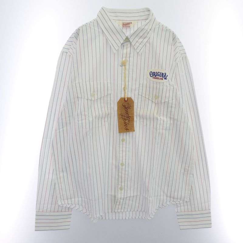 テンダーロイン T-WORK SHT U ロゴワッペン付き 長袖 ワークシャツ ストライプ 買取実績 画像