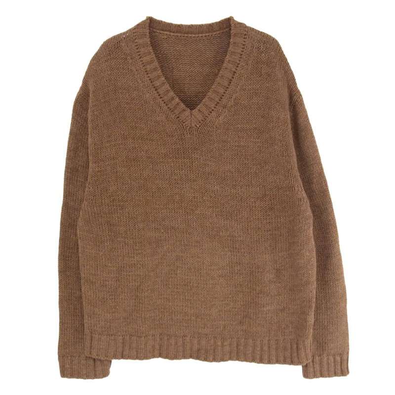 テンダーロイン V NECK COTTON KNIT ロゴパッチ Vネック コットン ニット セーター 買取実績 画像