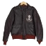 THE FEW ザフュー ROUGHWEAR ラフウェア実名復刻 赤リブ JOLLY ROGERS A-2 フライト ジャケット 画像