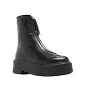 ザロウ Zipped Boot ジップ レザー ブーツ 画像