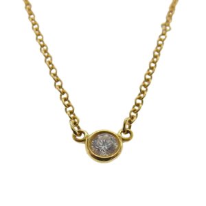 ティファニー バイザヤード ダイヤモンド ネックレス ゴールド系 買取実績