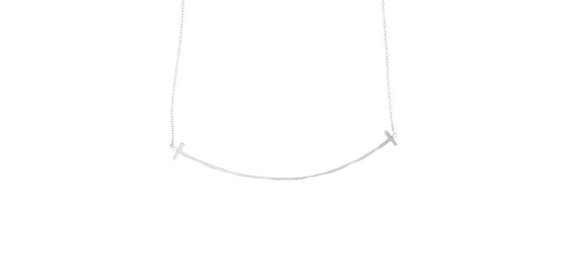 ティファニー K18WG Tスマイル ラージ ホワイトゴールド 買取実績