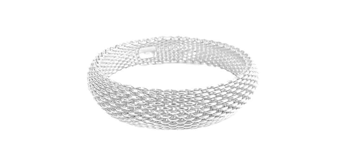 ティファニー サマセット メッシュ バングル 買取実績