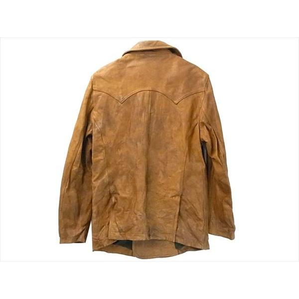 TMT TJK-F1706 TANNING COWLEATHER GARMENT DYE PEA COAT 買取実績 画像