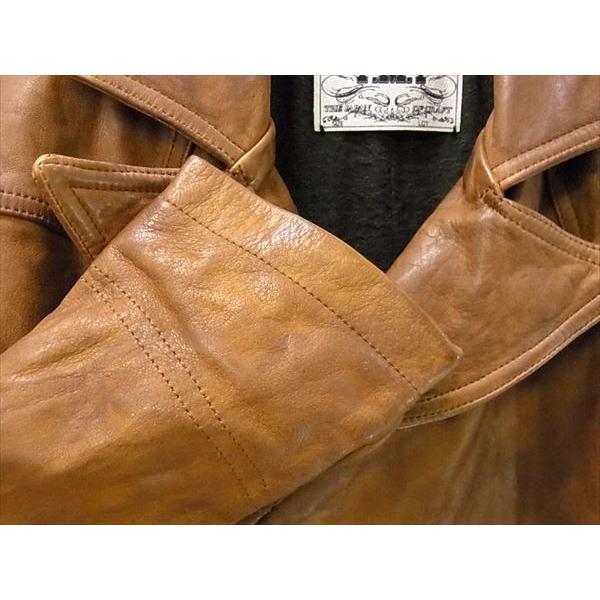 TMT TJK-F1706 TANNING COWLEATHER GARMENT DYE PEA COAT 買取実績 画像