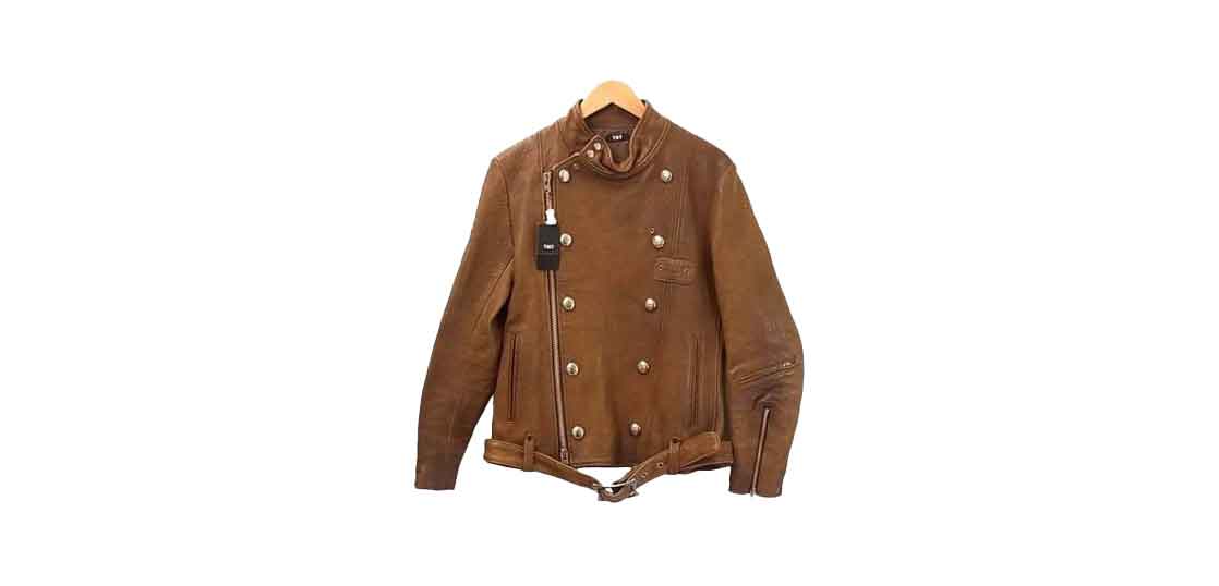 TMT TJK-S1101 ラム スキン ダブル ライダース レザージャケット 買取実績