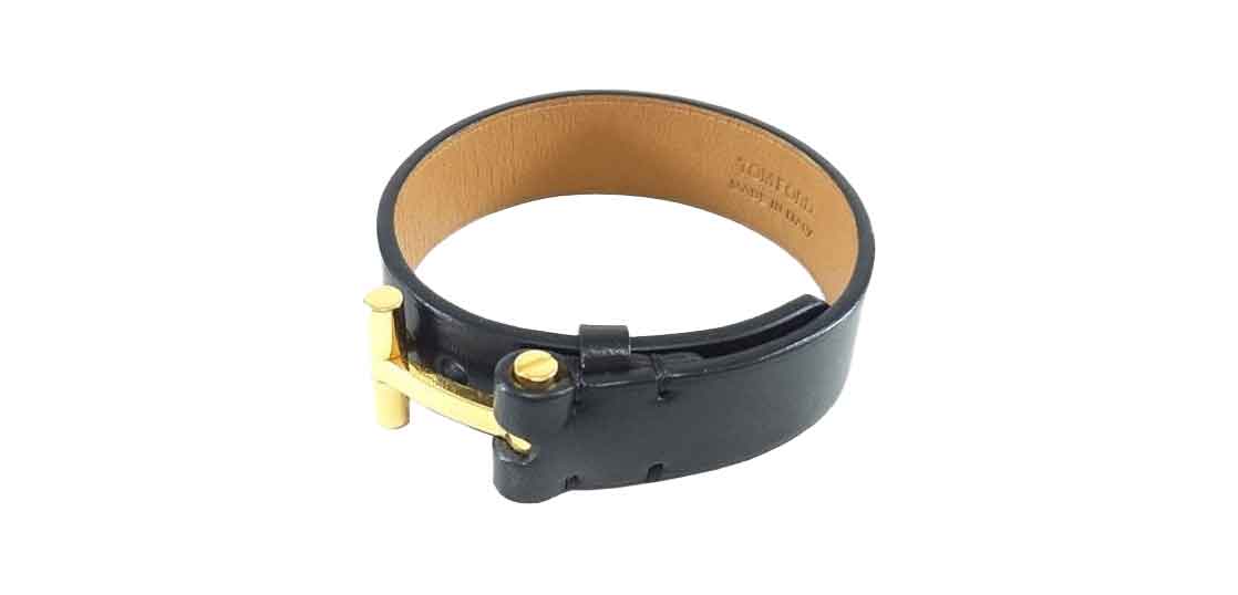 トムフォード Tバックル レザー ブレスレット 買取実績