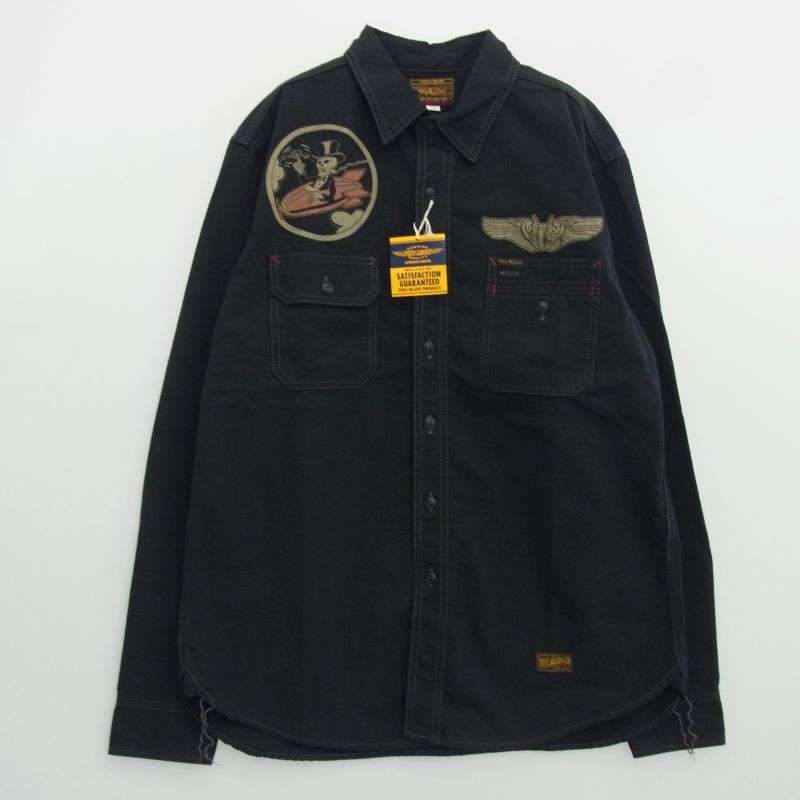 トイズマッコイ TMS2301 SIDE WINDER サイド ワインダー COTTON コットン POPLIN ポプリン SHIRT 85TH BOMS.SQ. 長袖 シャツ 買取実績 画像