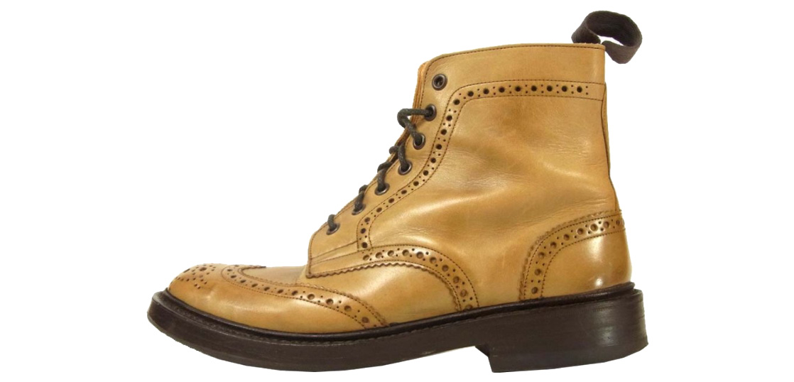 トリッカーズ × ソフネット M7143 ウイングチップ ブーツ 買取実績