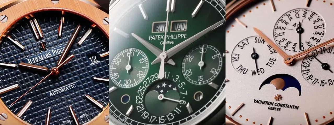 世界3大時計と世界5大時計の違い 画像