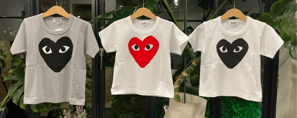 コムデギャルソン Tシャツ メンズ レディース サイズ感の違い 画像