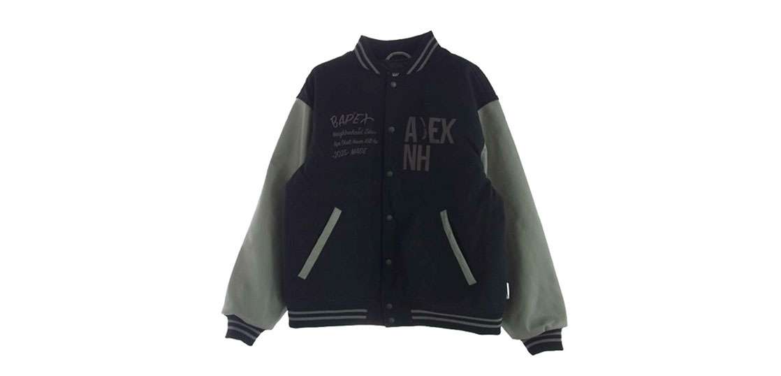 アベイシングエイプ × NEIGHBORHOOD ネイバーフッド 1K73-141-904 Varsity Jacket  買取実績