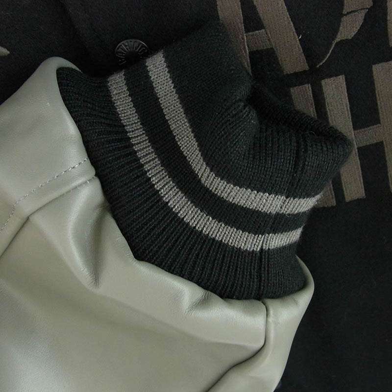 アベイシングエイプ 1K73-141-904 × NEIGHBORHOOD ネイバーフッド Varsity Jacket バーシティジャケット スタジャン 買取実績 画像