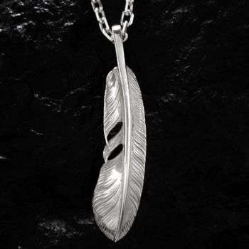 アリゾナフリーダムネックレス・ペンダントトップ(フェザー・イーグル・太陽神)フェザーペンダントトップ画像