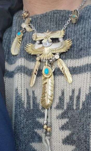 アリゾナフリーダムゴージャススタイル|フェザー×ターコイズコンビネーション画像