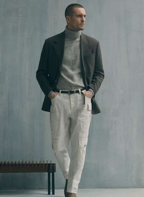 ブルネロクチネリのコーディネート紹介 ①画像