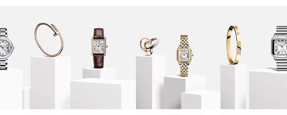 カルティエジュエリー、時計の画像