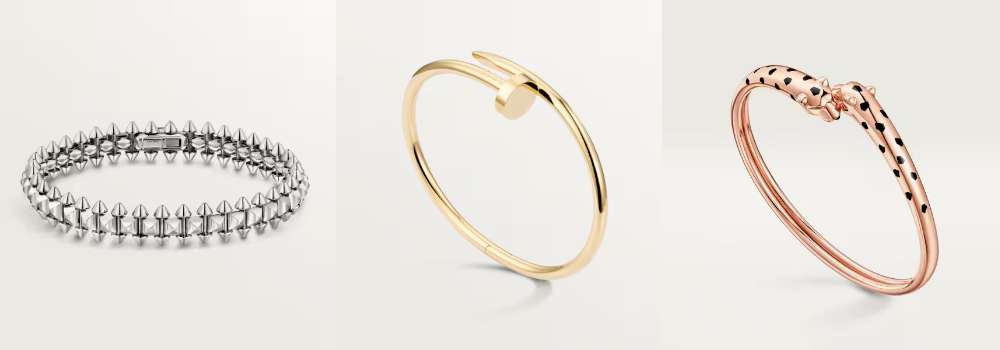 カルティエブレスレット ジュスト-アン-クル、クラッシュ、パンテール画像