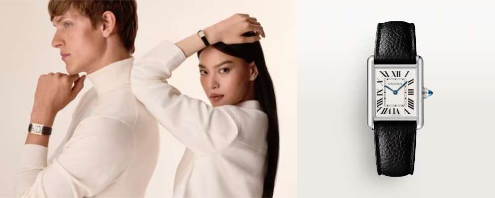 カルティエ タンク-マスト-ドゥ-カルティエ-ウォッチ-スティール画像