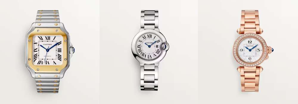 カルティエ時計 サントス、バロン-ブルー、パシャ画像