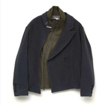 ファセッタズムFLOWING LAYERED JACKET画像