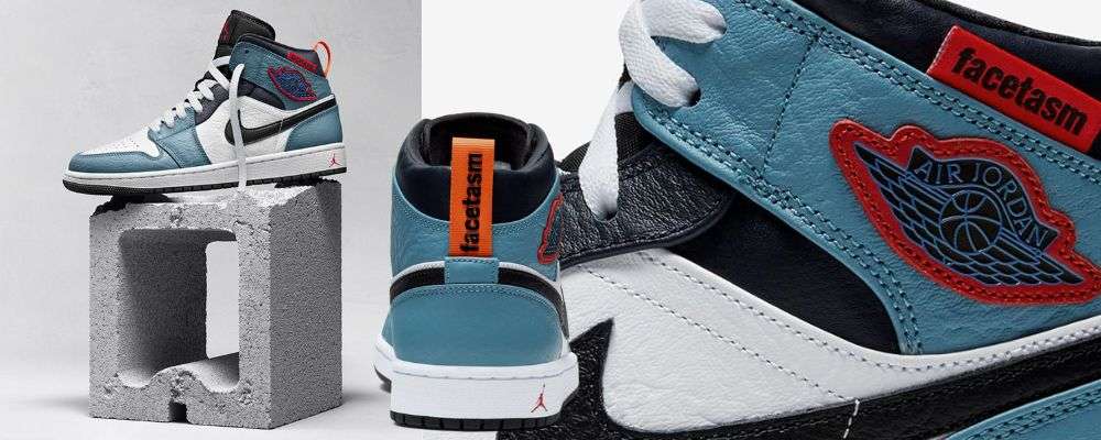 ファセッタズムナイキ・エアジョーダン1とのプレミアムコラボ画像