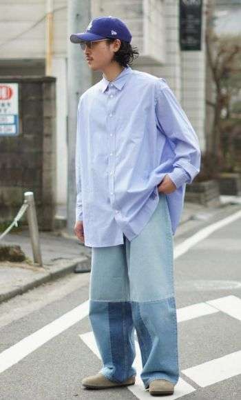 ファセッタズムオーバーシャツコーデ画像