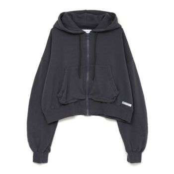 ファセッタズムCROPPED ZIP-UP HOODIE画像